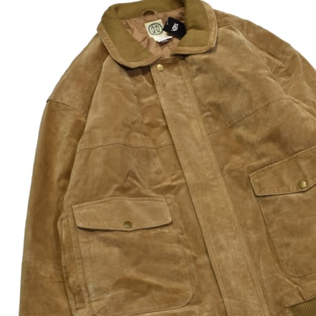 Vintage Suede Leather Blouson