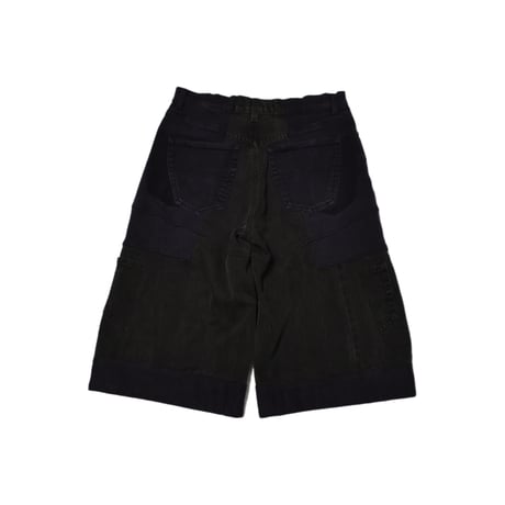 "Remake by VERS" Switching Buggy Half Denim Pants