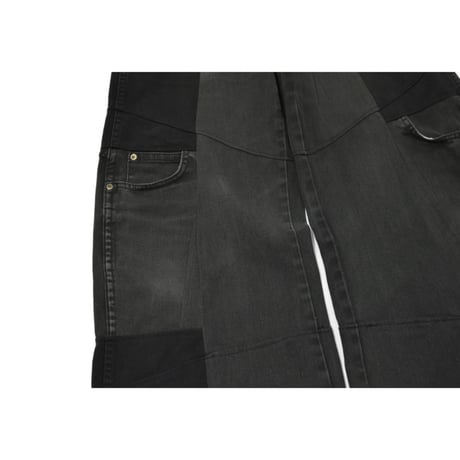 "Remake by VERS" Switching Flare Denim Pants
