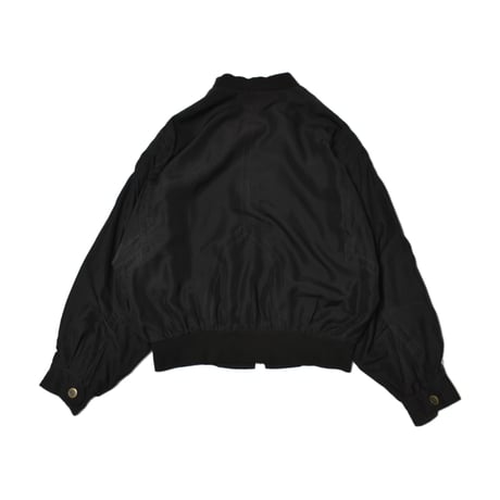 Vintage Silk Bomber Jacket
