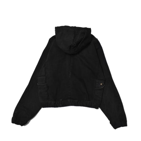 "Remake by VERS" Utility Denim Hoodie Jacket