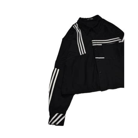 "Remake by VERS" Track Dress Shirt Jacket