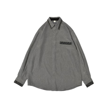 Vintage Fly Front Design L/S Shirt
