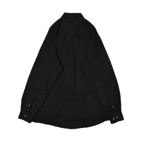 Vintage Rayon Blend Black Shirt