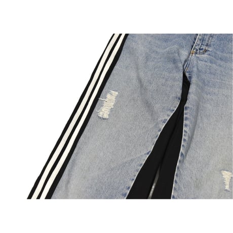 VERS Remake Side Stripe Denim Jacket & Pants [SET-UP]