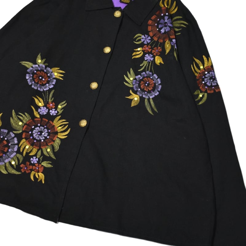 Embroidery Flower Design Jacket | 水戸 古着屋 VERS｜リ