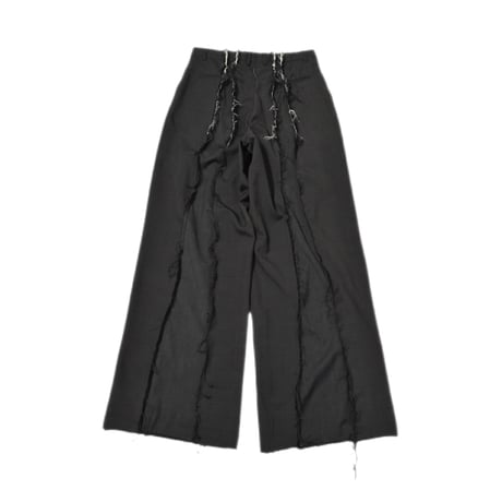 “Remake by VERS” Noir Flow Flare Slacks
