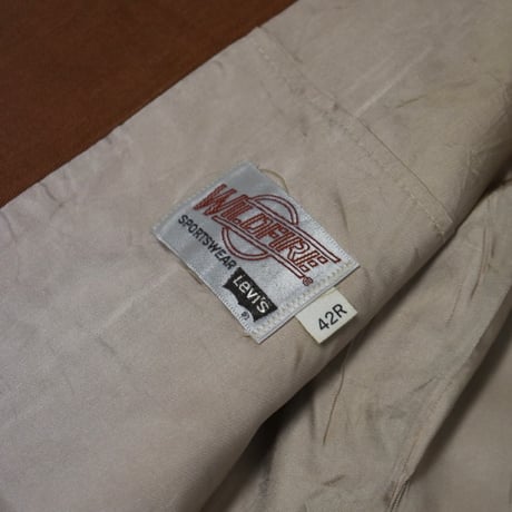 70s Vintage "Levi’s WILDFIRE SPORTSWEAR" Brown Field Jacket