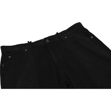 "Remake by VERS" Switching Flare Denim Pants