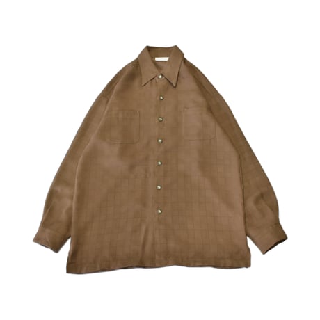 Jacquard Check Design L/S Shirt