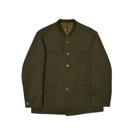 EURO Vintage Embroidery Tyrolean Jacket -Metal Coin Button-