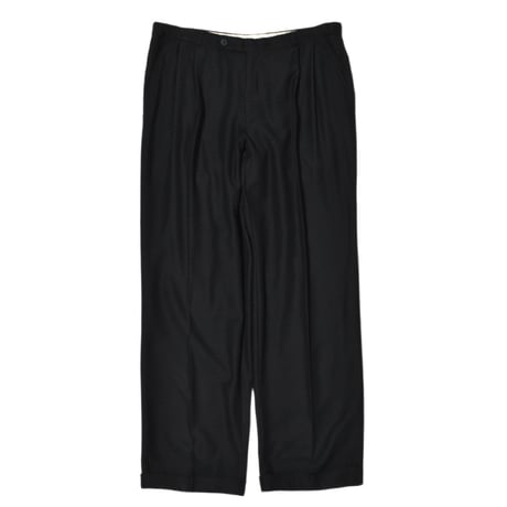 Vintage Double Tuck Patterned Slacks