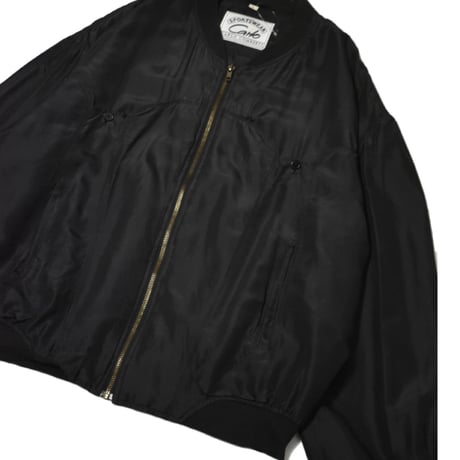 Vintage Silk Bomber Jacket