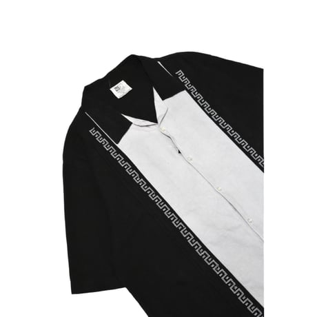 Vintage Embroidery Open Collar S/S Shirt