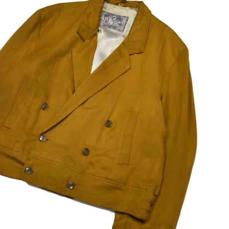 Vintage Double Breasted Short Jacket
