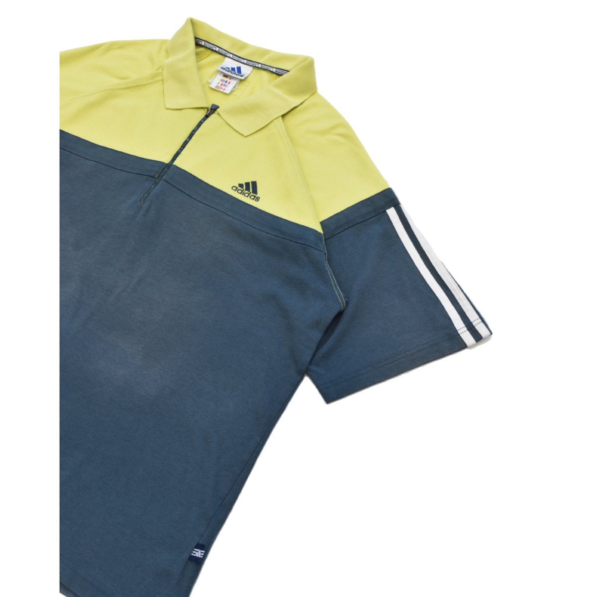 90s adidas Tech Half Zip Polo Shirt | 水戸 古着屋 VE