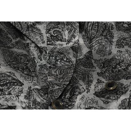 Patterned Double Breasted Short Length Jacket