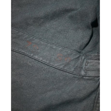 50s Swiss Military Denim Work Jacket -over dye-
