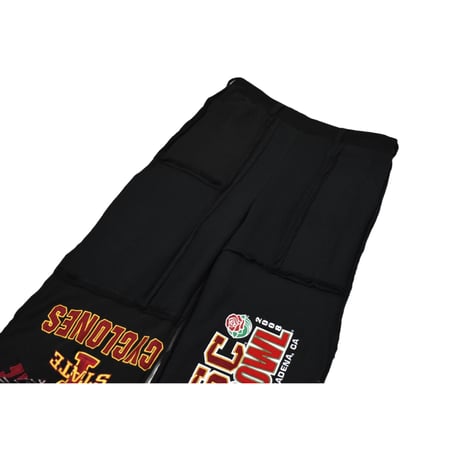 "Remake by VERS" Irregularly Attached Semi Flare Sweat Pants