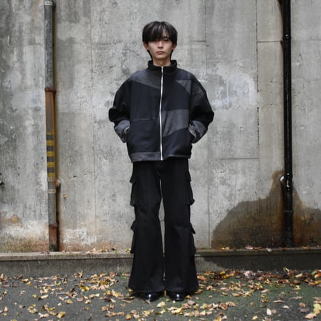 VERS Remake Zip Up Denim×Wool Jacket