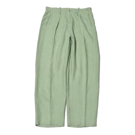 Vintage Single Tuck Linen Slacks