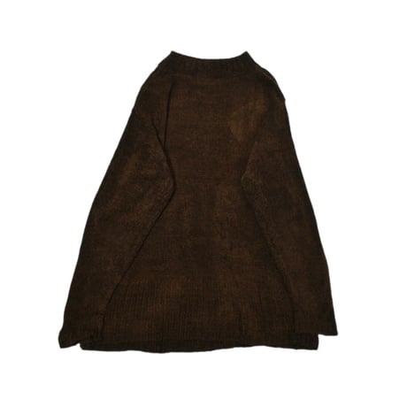 Mock Neck Pile Knit Sweater