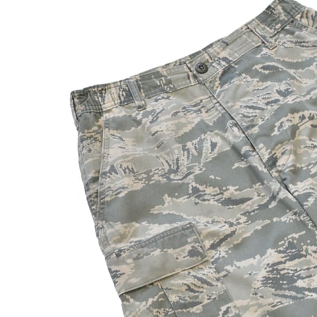 "Remake by VERS" Rebuild Tiger Stripe Cargo Shorts