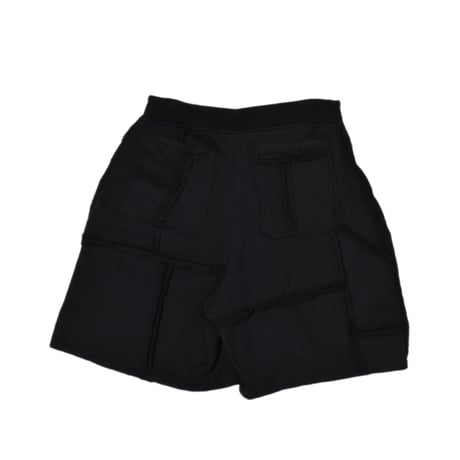 "Remake by VERS" Irregularly Attached Half Sweat Pants
