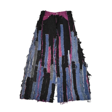 VERS Remake Fringe Docking Flare Denim
