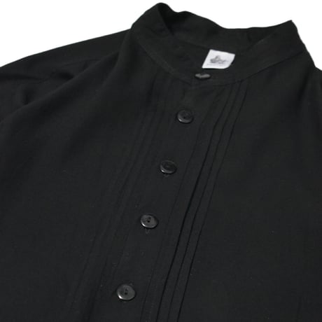 Vintage Stand Collar PullOver L/S Shirt