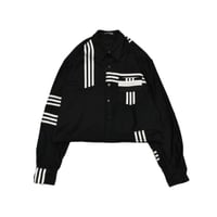 "Remake by VERS" Track Dress Shirt Jacket