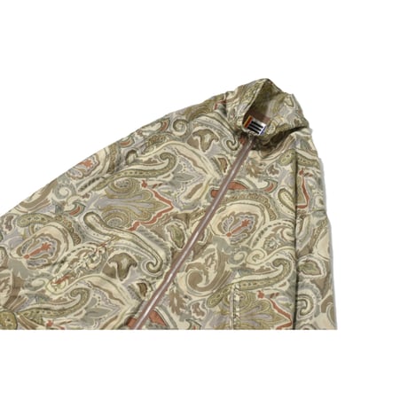 Vintage Patterned Silk Blouson