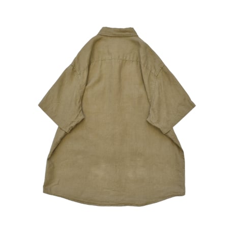 Sand Beige Linen S/S Shirt