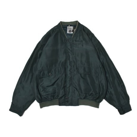 Vintage Silk Bomber Jacket