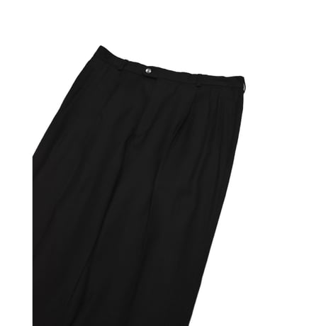 Two Tuck Wide Tapered Slacks