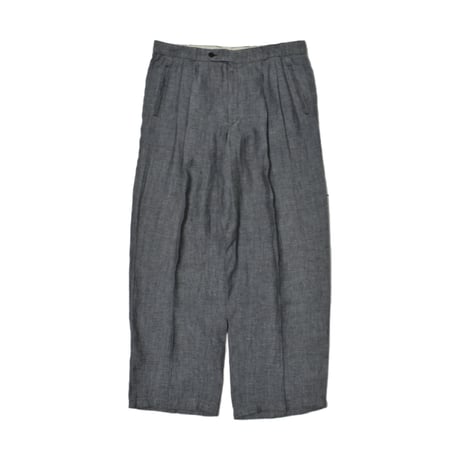 Vintage Double Tuck Linen Slacks
