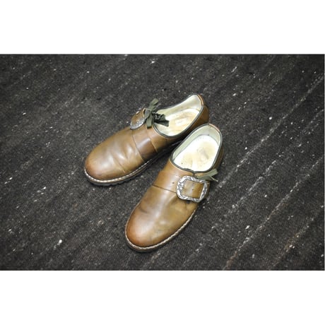 EURO Vintage Tyrolean Leather Haferl Shoes