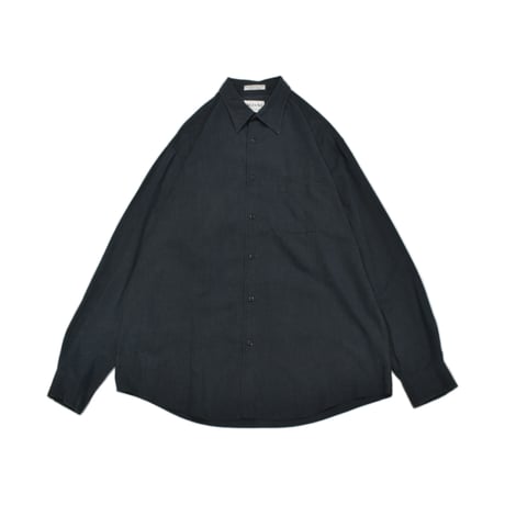 Minimal Rayon Black L/S Shirt