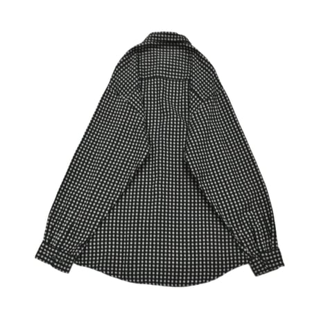 Monotone Micro Pattern Cotton Shirt