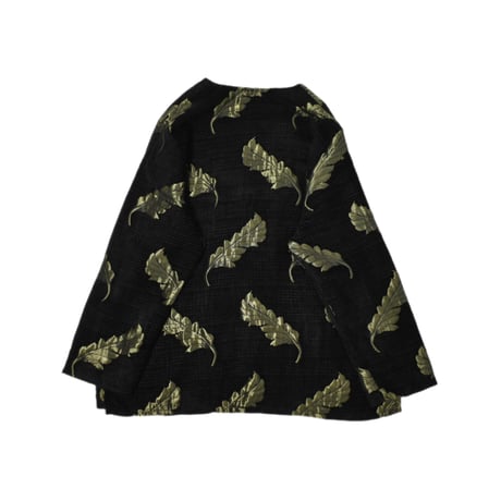 Leaf Embroidery Gobelin Jacket