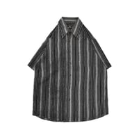 Black Stripe Relax S/S Shirt