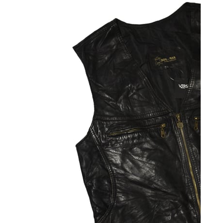 EURO Vintage Leather Design Vest