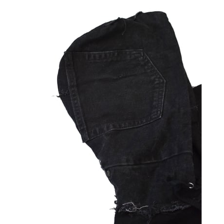 “Remake by VERS” Utility Denim Hoodie Jacket