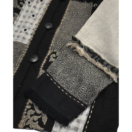Floral Patchwork Linen Jacket