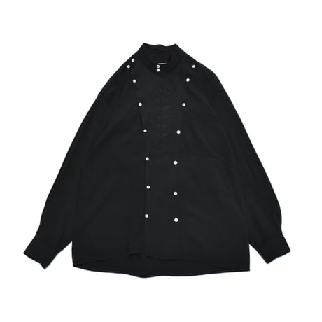 Art Cutting Stand Collar Shirt