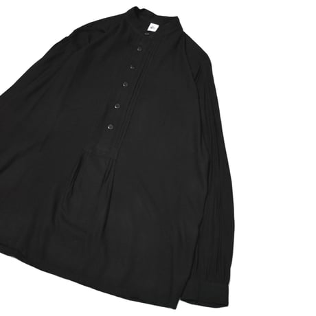 Vintage Stand Collar PullOver L/S Shirt