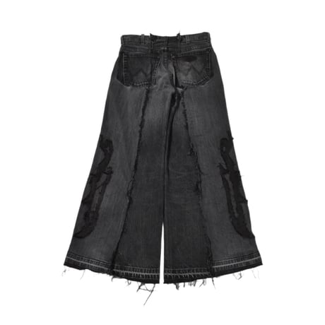 “Remake by VERS” Twincut Western Flare Denim Pants