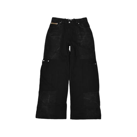 "Remake by VERS" Switching Flare Denim Pants