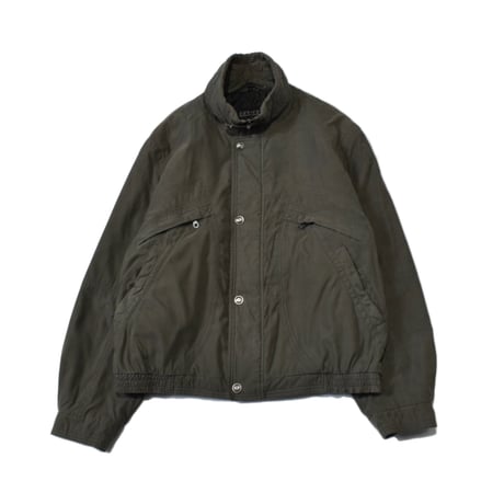 Brown Utility Stand-Collar Jacket