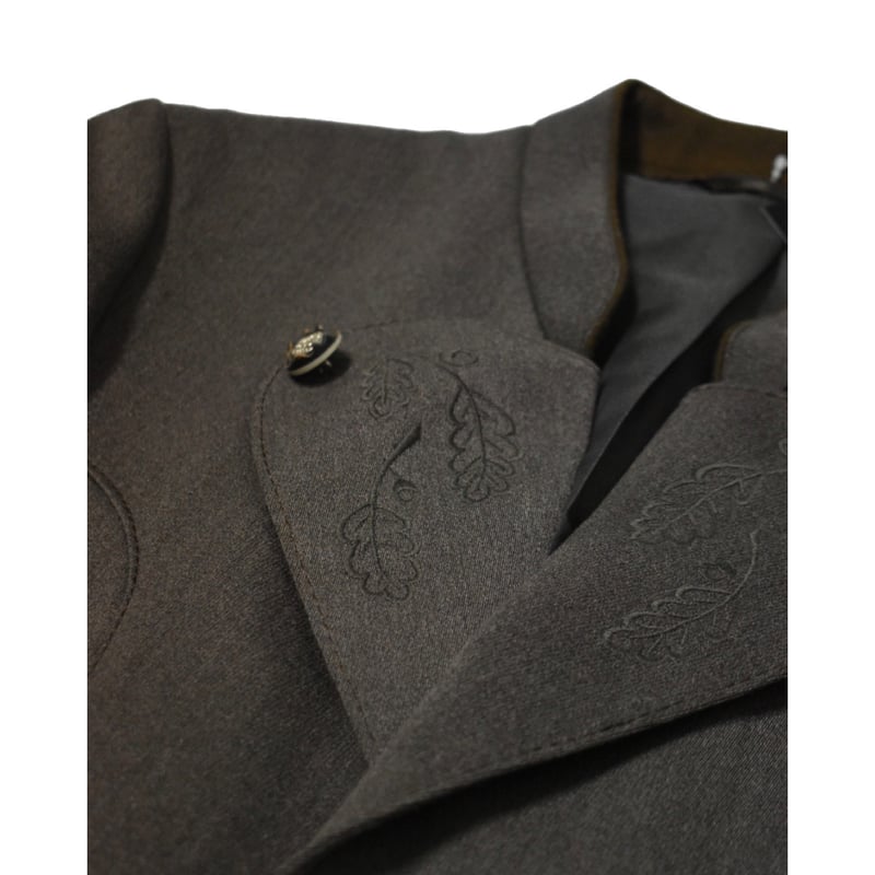 EURO Vintage Embroidery Tyrolean Jacket -Metal
